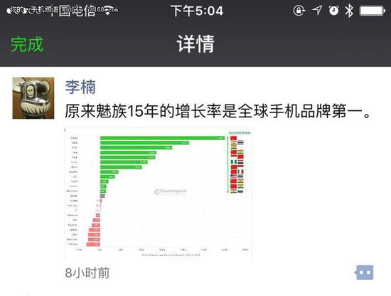 增長(cháng)率高達300%  魅族成全球增長(cháng)最快品牌