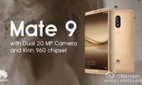 華為Mate 9曝光：雙2000萬(wàn)像素?cái)z像頭+OIS光學(xué)防抖